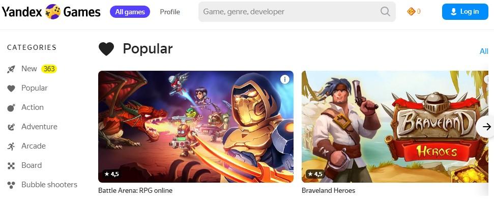 Yandex Games